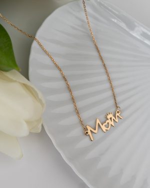 Кольє Mom з короною довжина 40+5 см ZARUTSKY